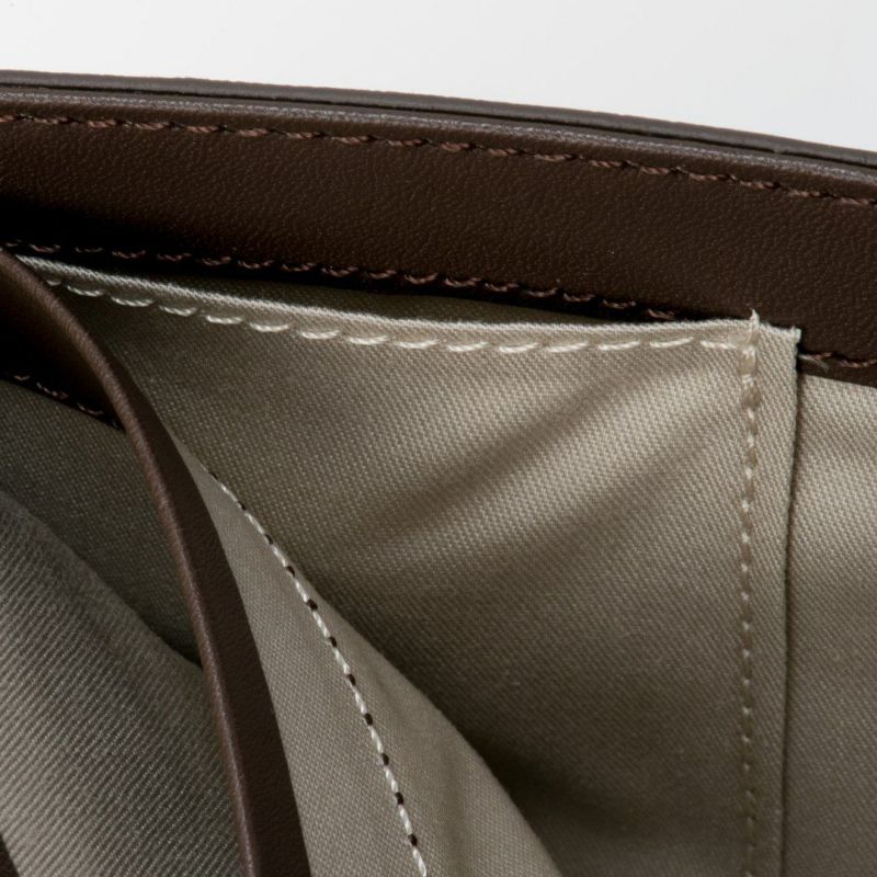 MARGARET HOWELL idea ナッシュ BOX折り財布 モカ