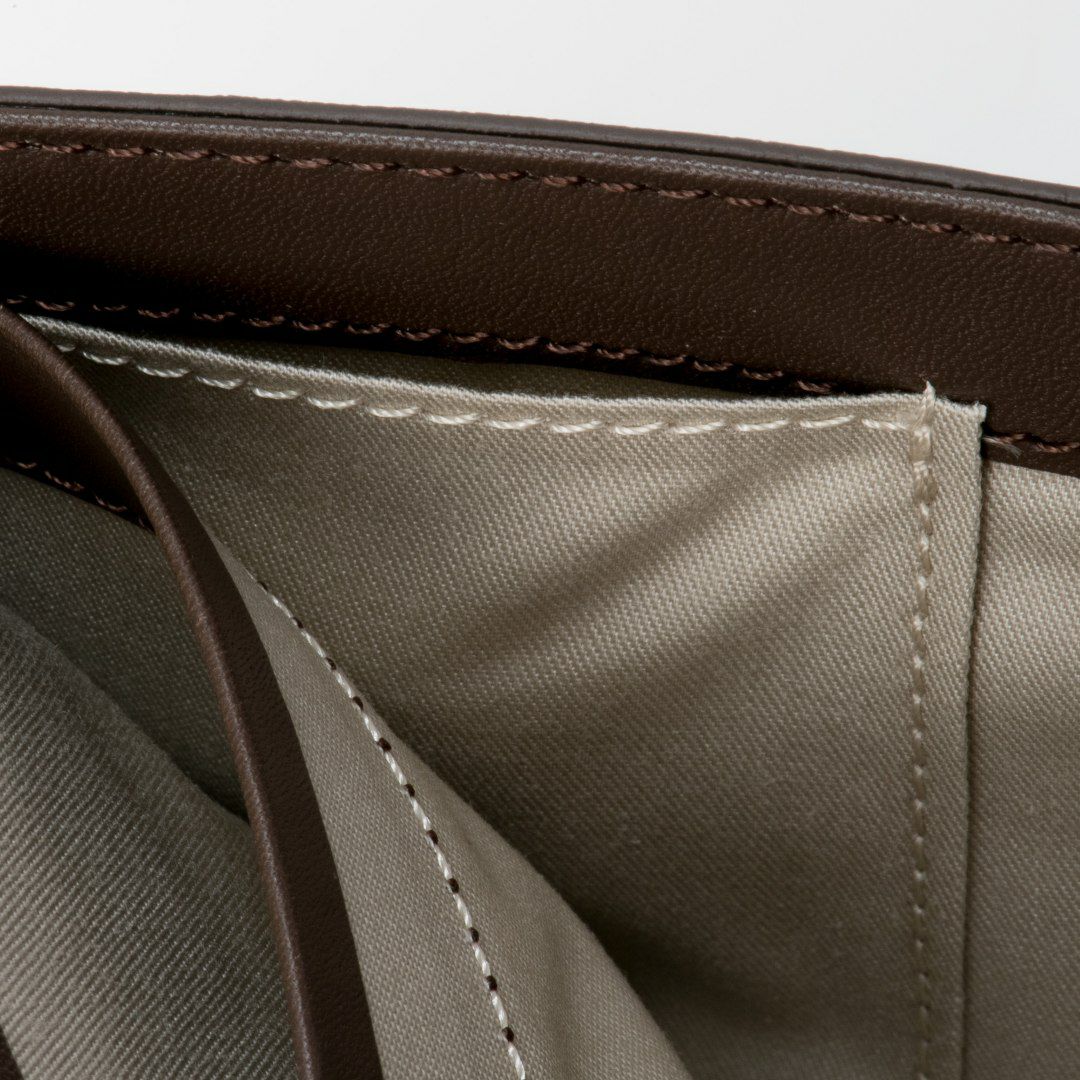 MARGARET HOWELL idea ナッシュ BOX折り財布 モカ