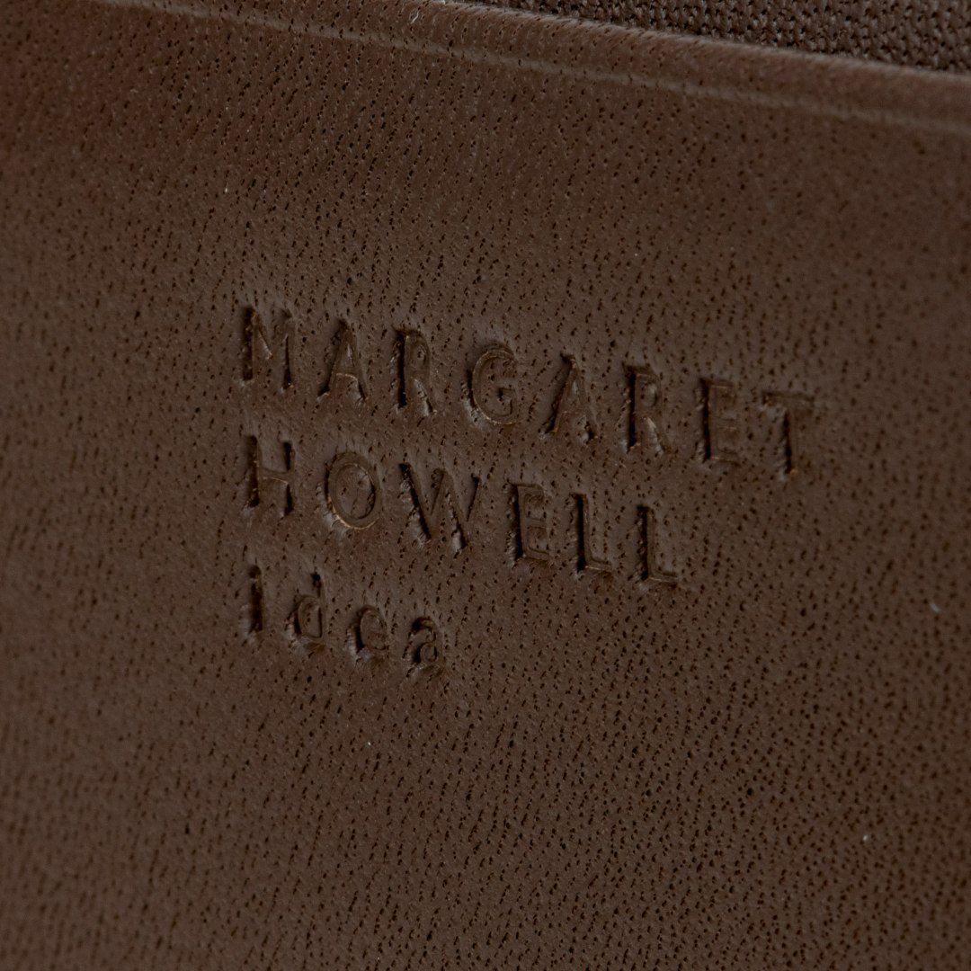MARGARET HOWELL idea ナッシュ BOX折り財布 モカ
