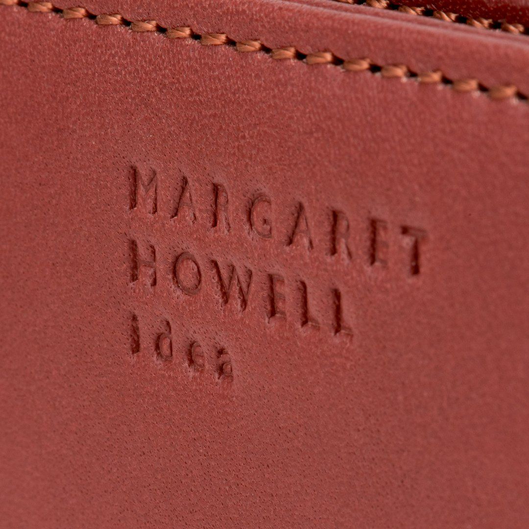 MARGARET HOWELL idea ナッシュ 折り財布 レンガ