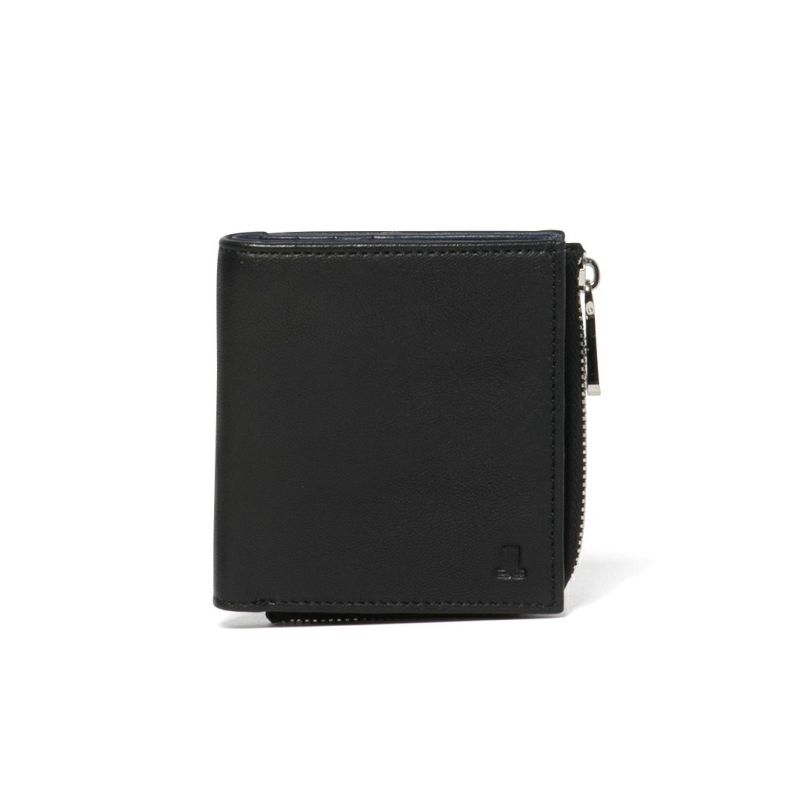 LANVIN COLLECTION SHEEP LEATHER L字ファスナー折り財布 ブラック