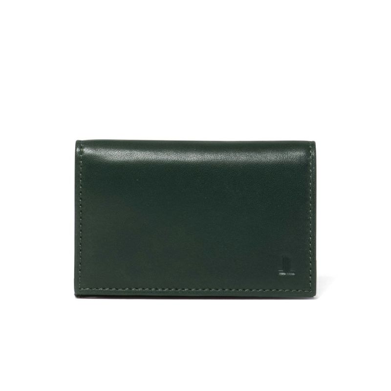 LANVIN COLLECTION SHEEP LEATHER 名刺入れ グリーン