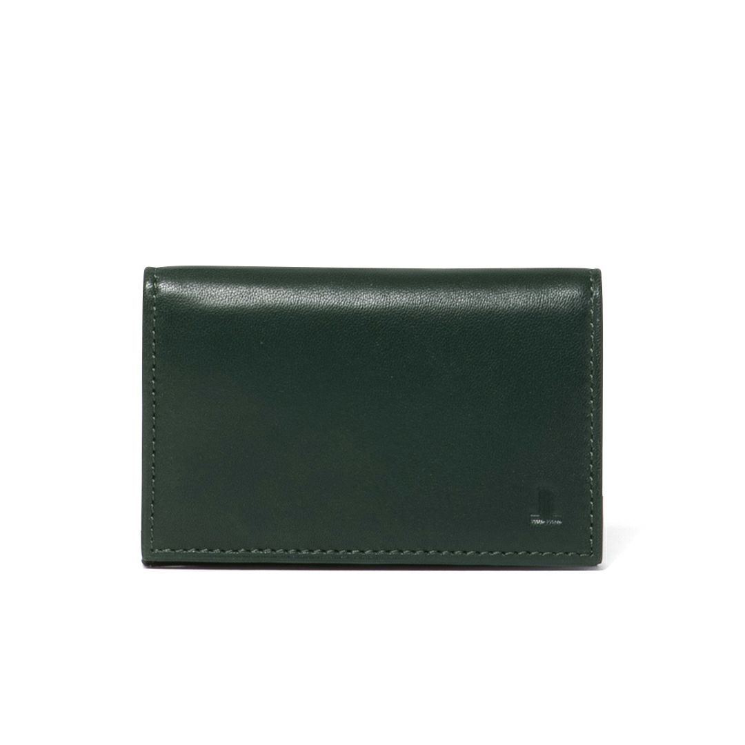 LANVIN COLLECTION SHEEP LEATHER 名刺入れ グリーン