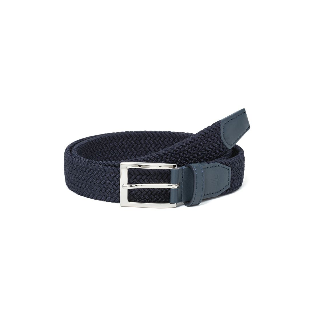 LANVIN COLLECTION ゴムメッシュベルト【JLMB5500】 ネイビー