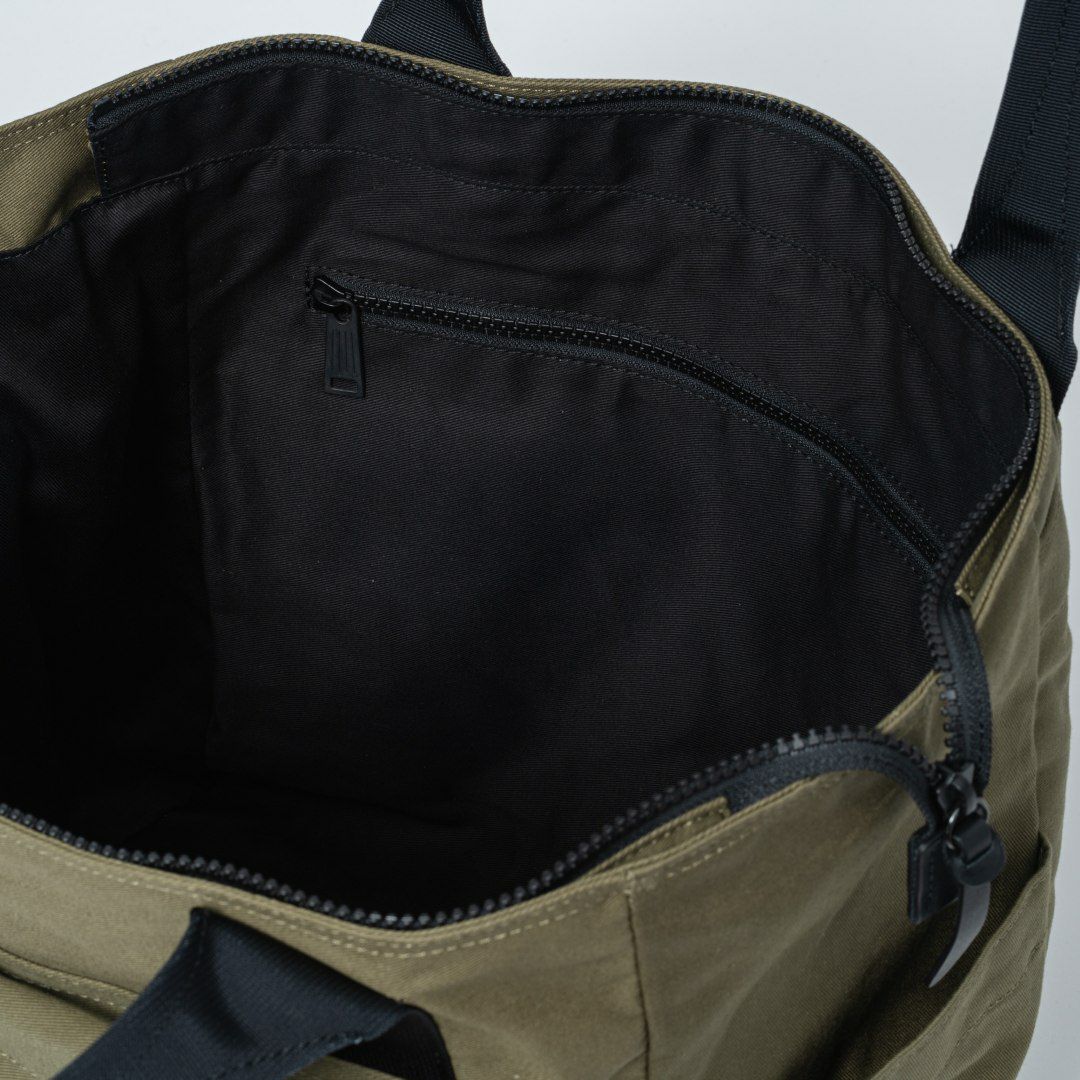 MARGARET HOWELL idea Weather proof トート カーキ