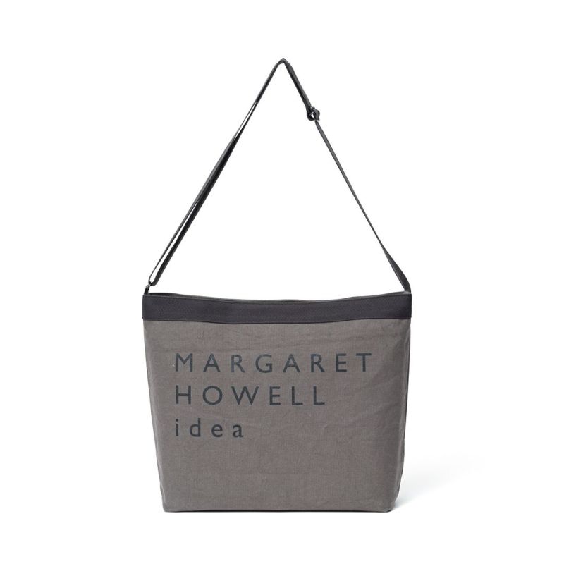 MARGARET HOWELL idea Big logo ショルダー(M) グレー