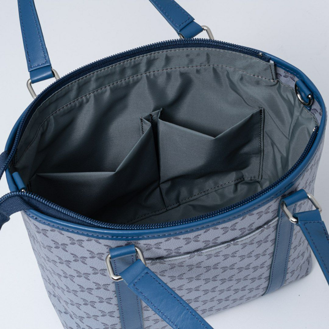 U by ungaroアレクシア 2WAYトート ブルー